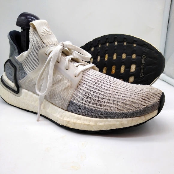 adidas ultra boost 19 cloud white grey two